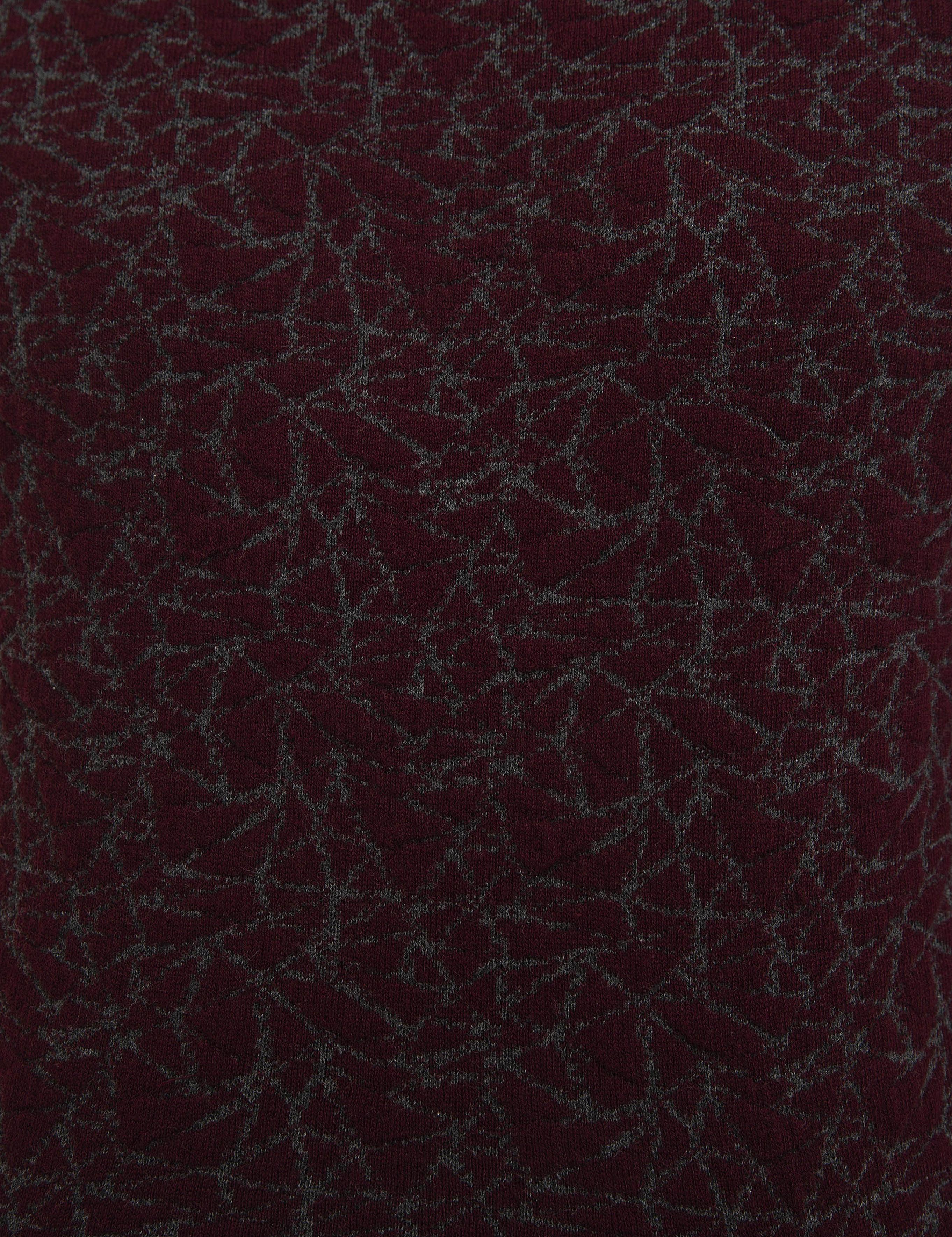 Bordo Slim Fit Triko Kazak