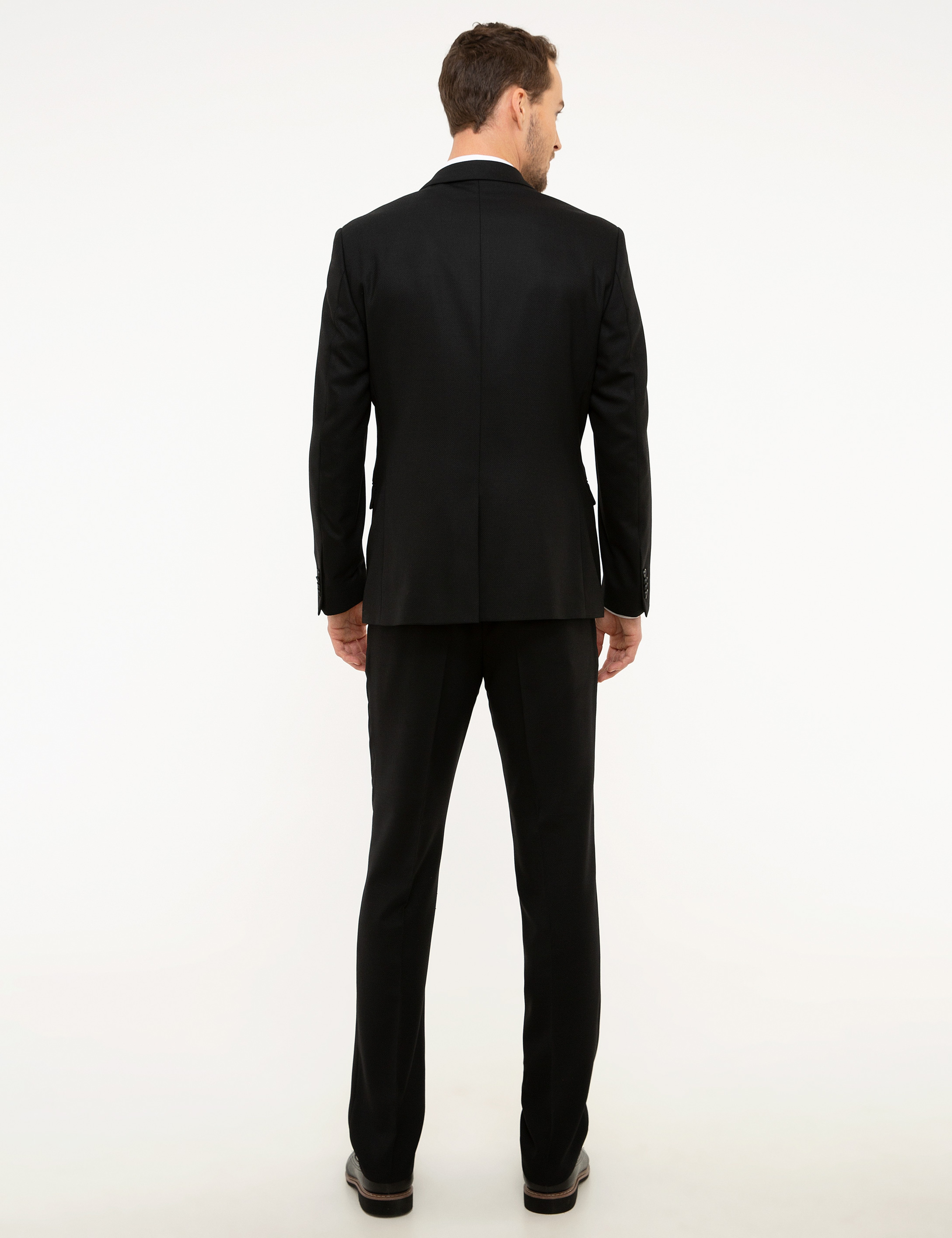 Siyah Slim Fit Takım Elbise