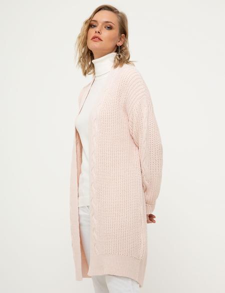 Pembe Triko Hırka - 50213524058