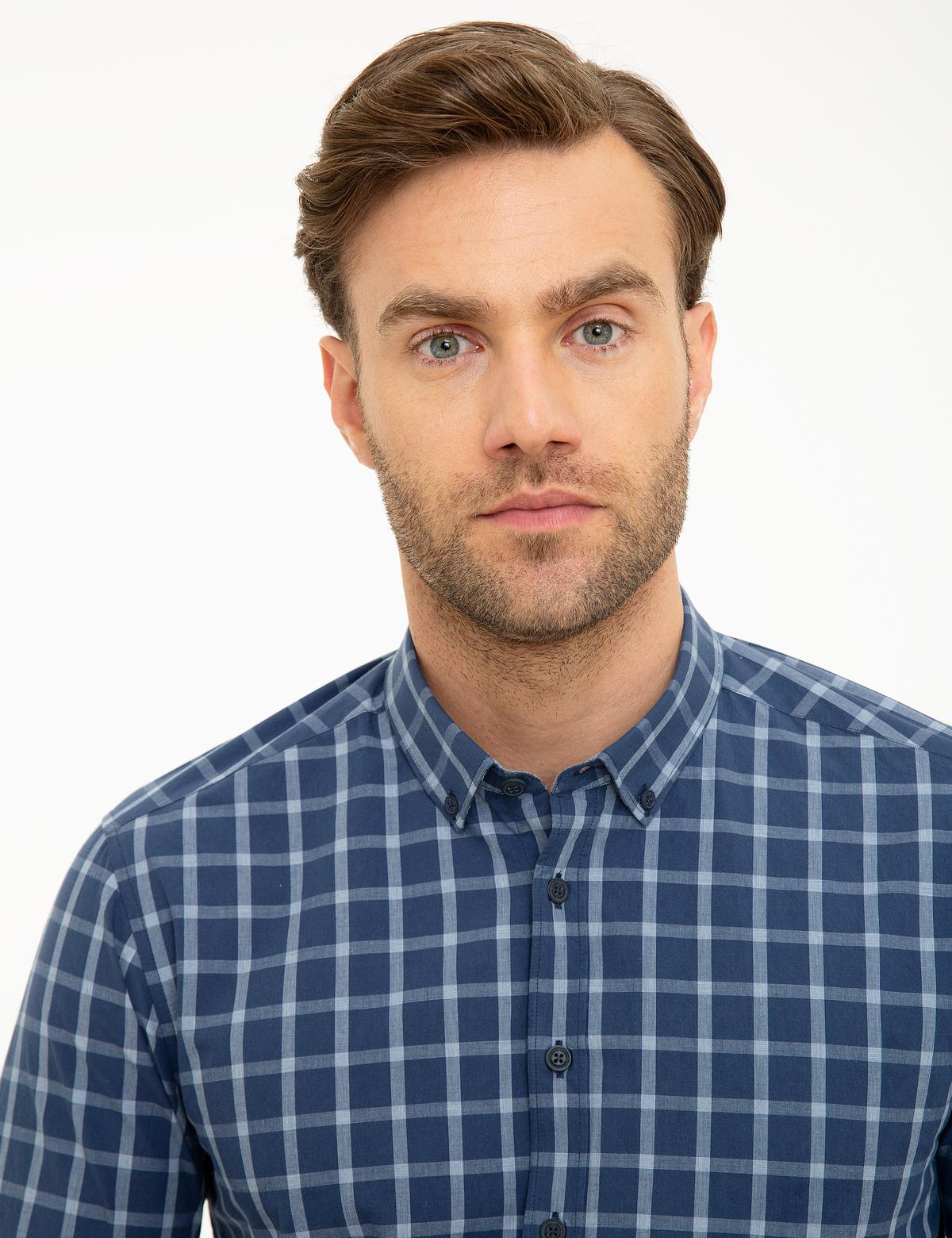 Lacivert Slim Fit Gömlek - 50209286010