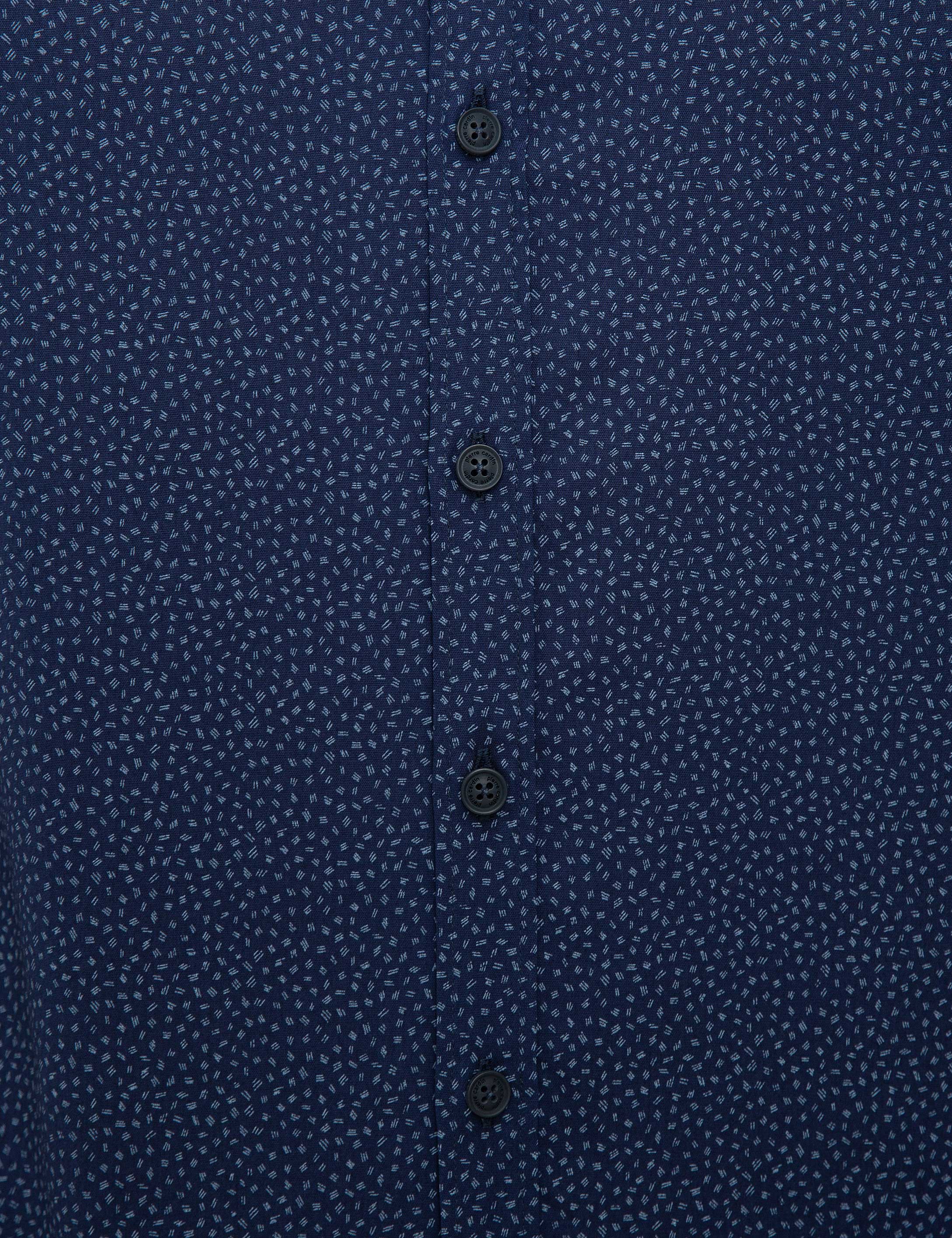 Lacivert Slim Fit Gömlek