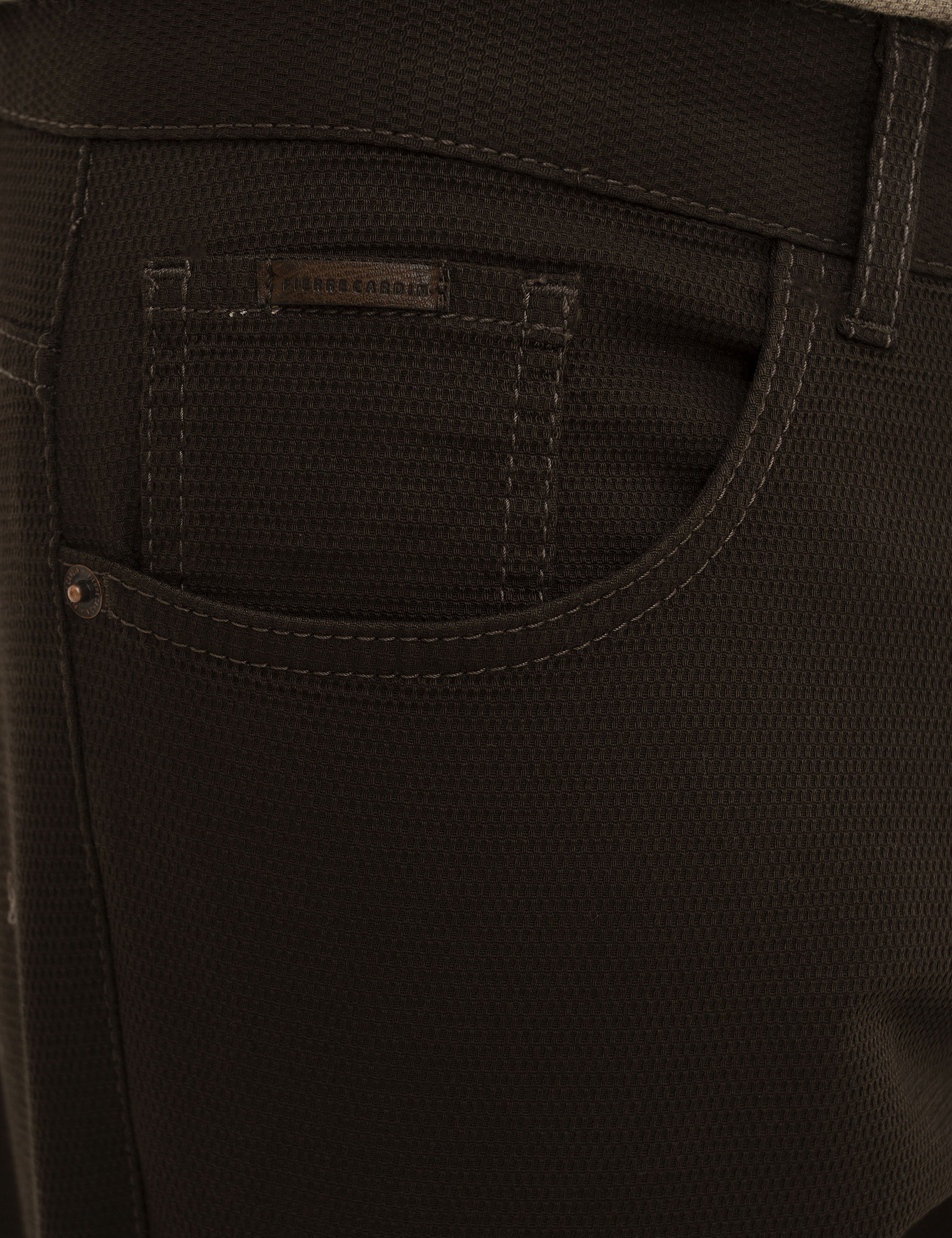 Kahverengi Slim Fit Kanvas Pantolon