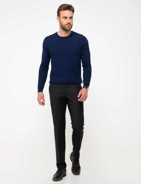 Lacivert Slim Fit Kazak - 50209921046
