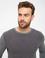 Gri Melanj Slim Fit Triko Kazak