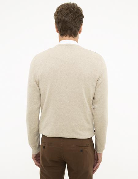 Kum Melanj Slim Fit Triko Kazak - 50209921106