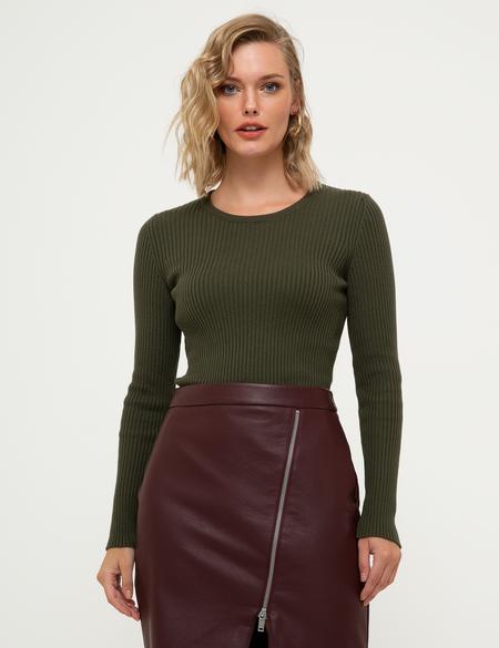 Haki Triko Kazak - 50210397022