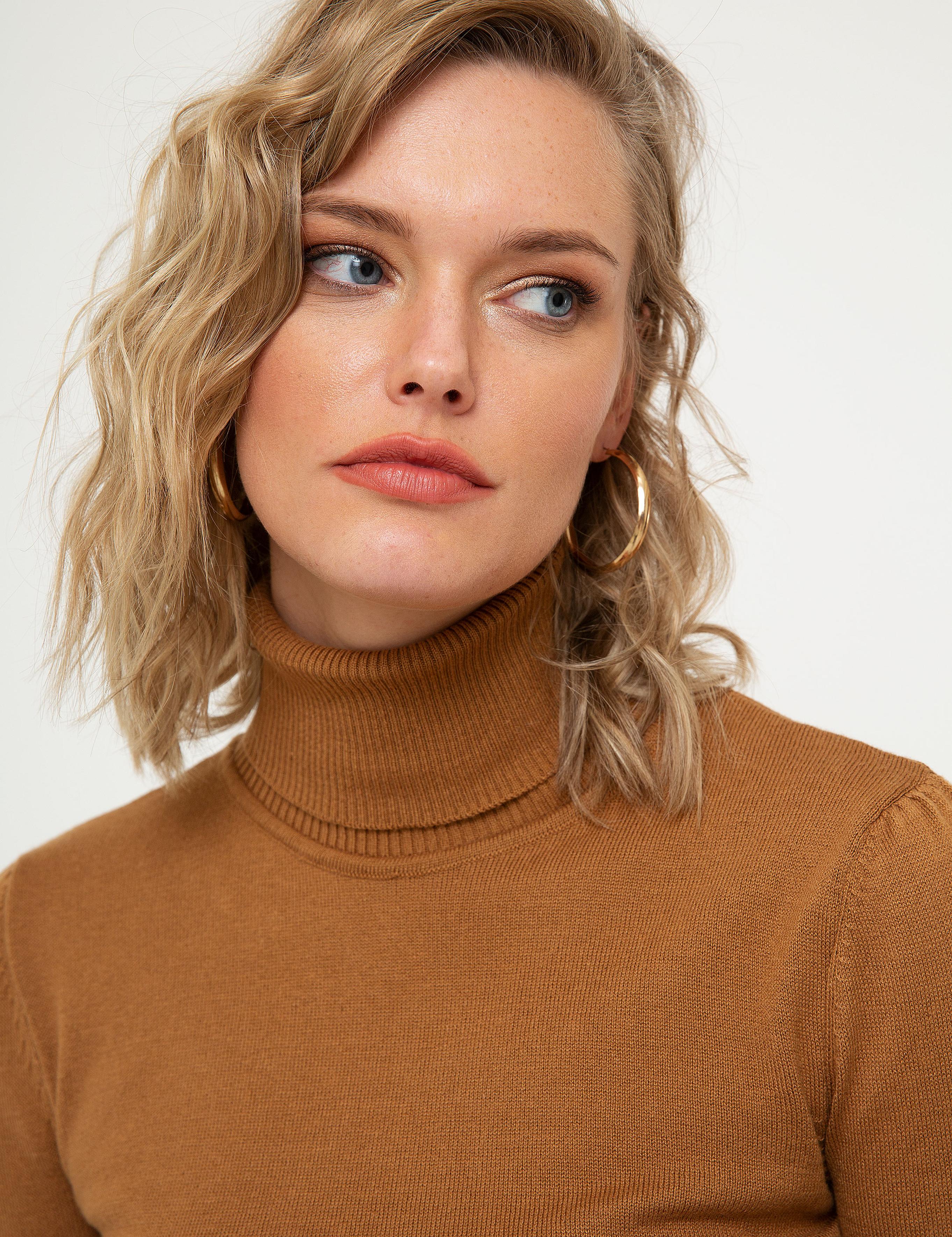 Kahverengi Triko Kazak