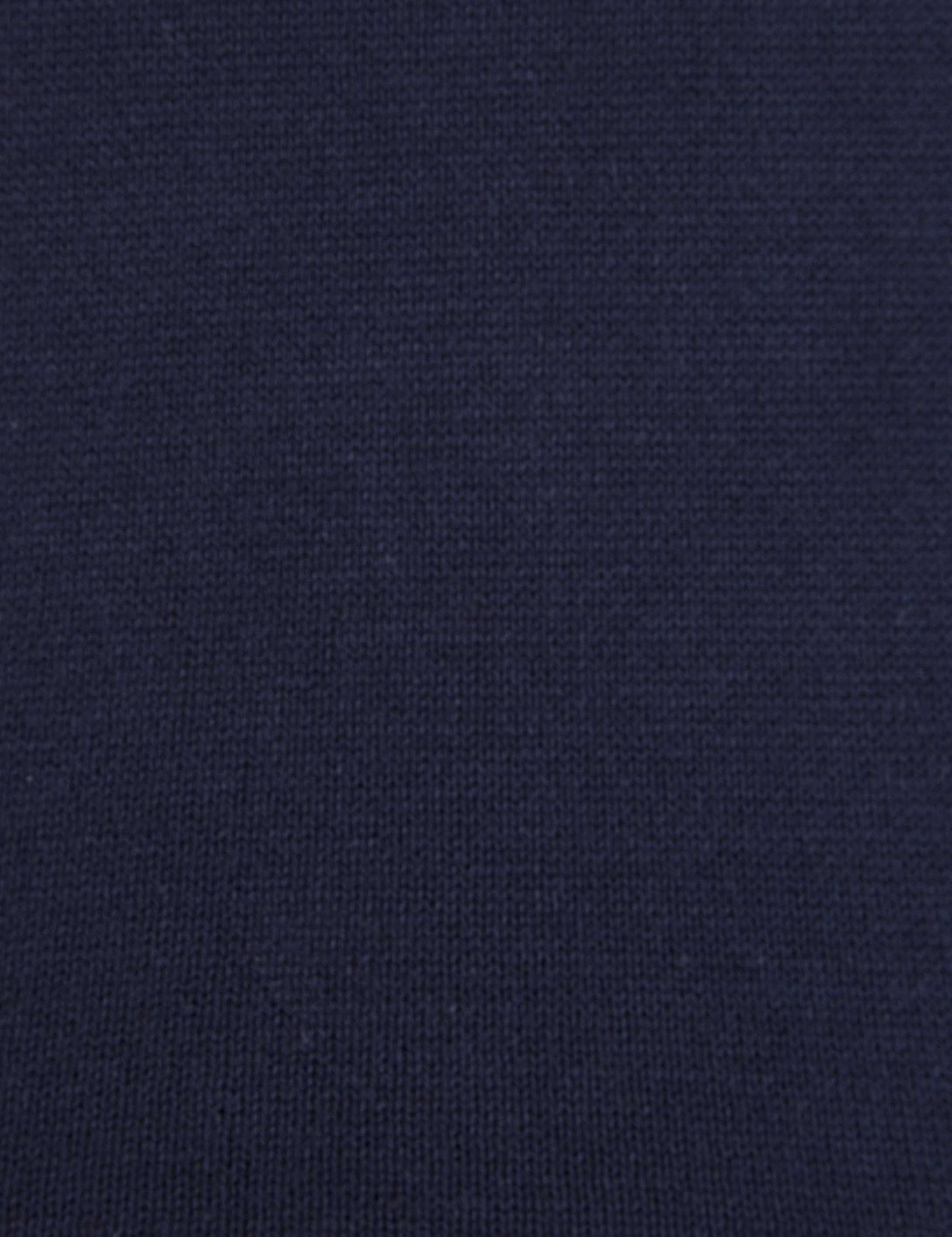 Lacivert Slim Fit V Yaka Kazak