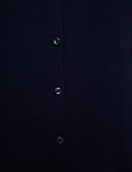 Lacivert Slim Fit Triko Hırka - 50210427016