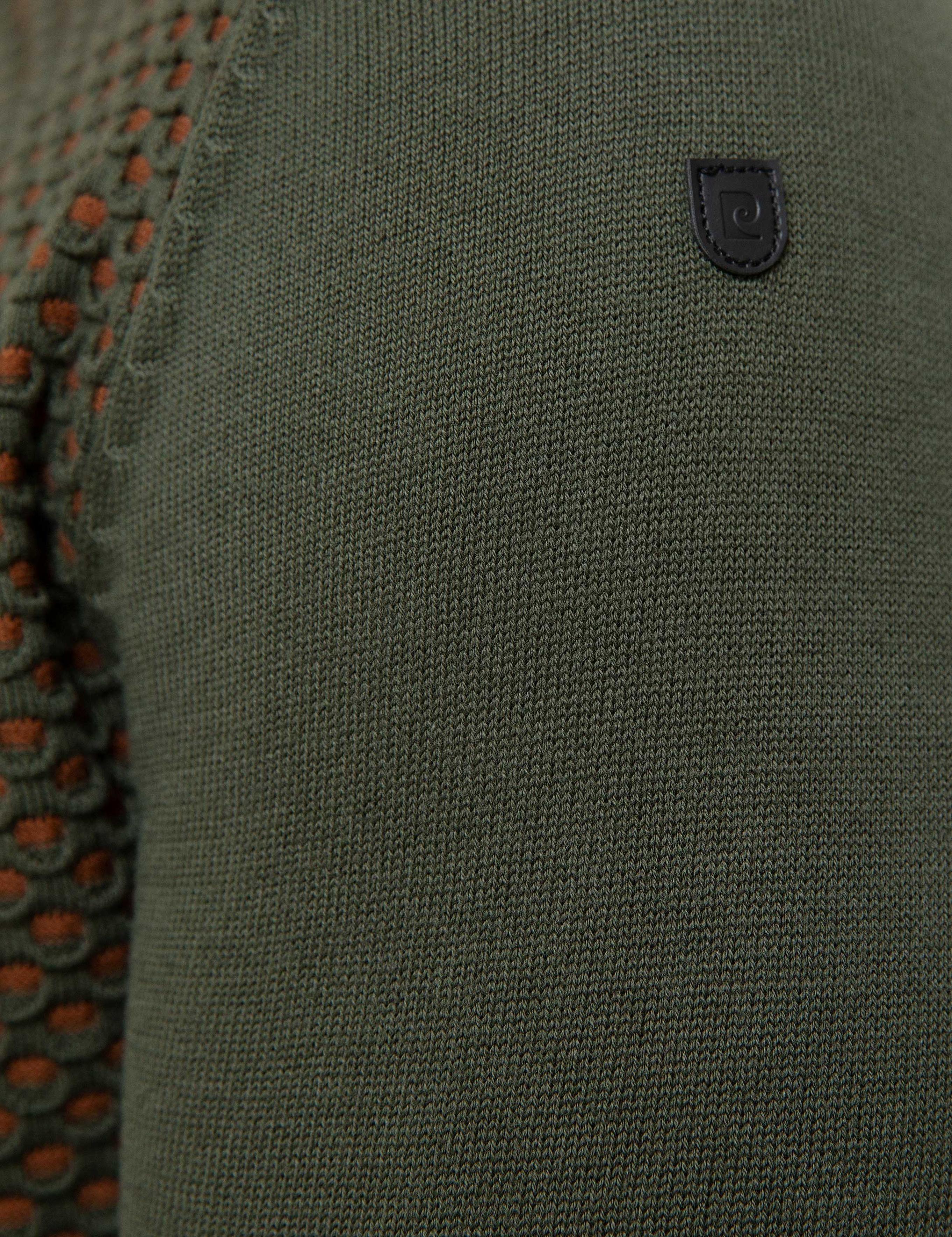 Haki Slim Fit Triko Kazak