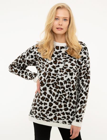 Beyaz Triko Kazak - 50214263008