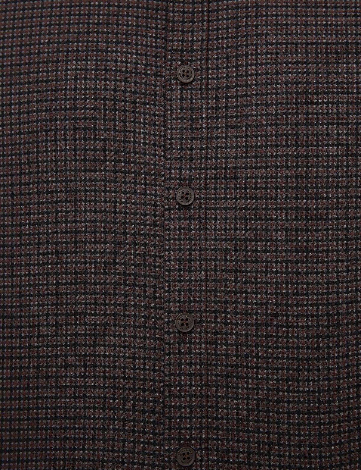 Kahverengi Slim Fit Gömlek - 50209269005