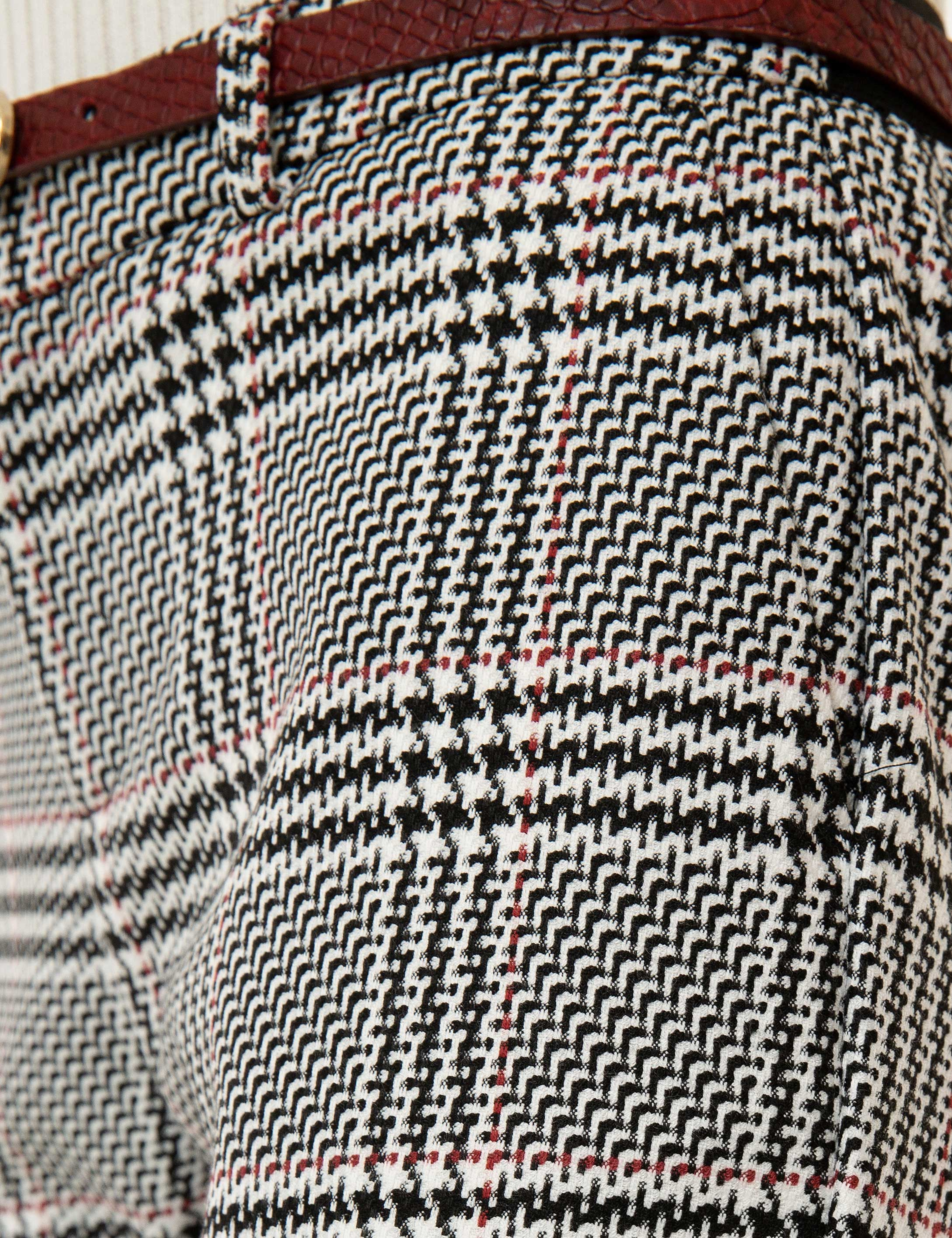 Siyah Slim Fit Kumaş Pantolon - Image 4