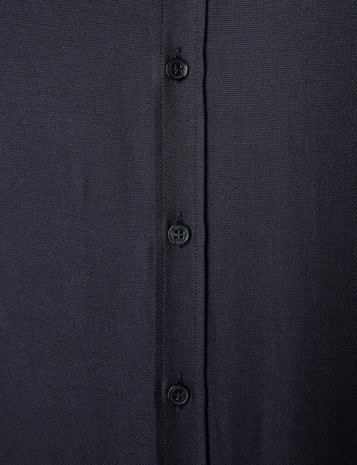 Siyah Slim Fit Oxford Gömlek - 50210019050