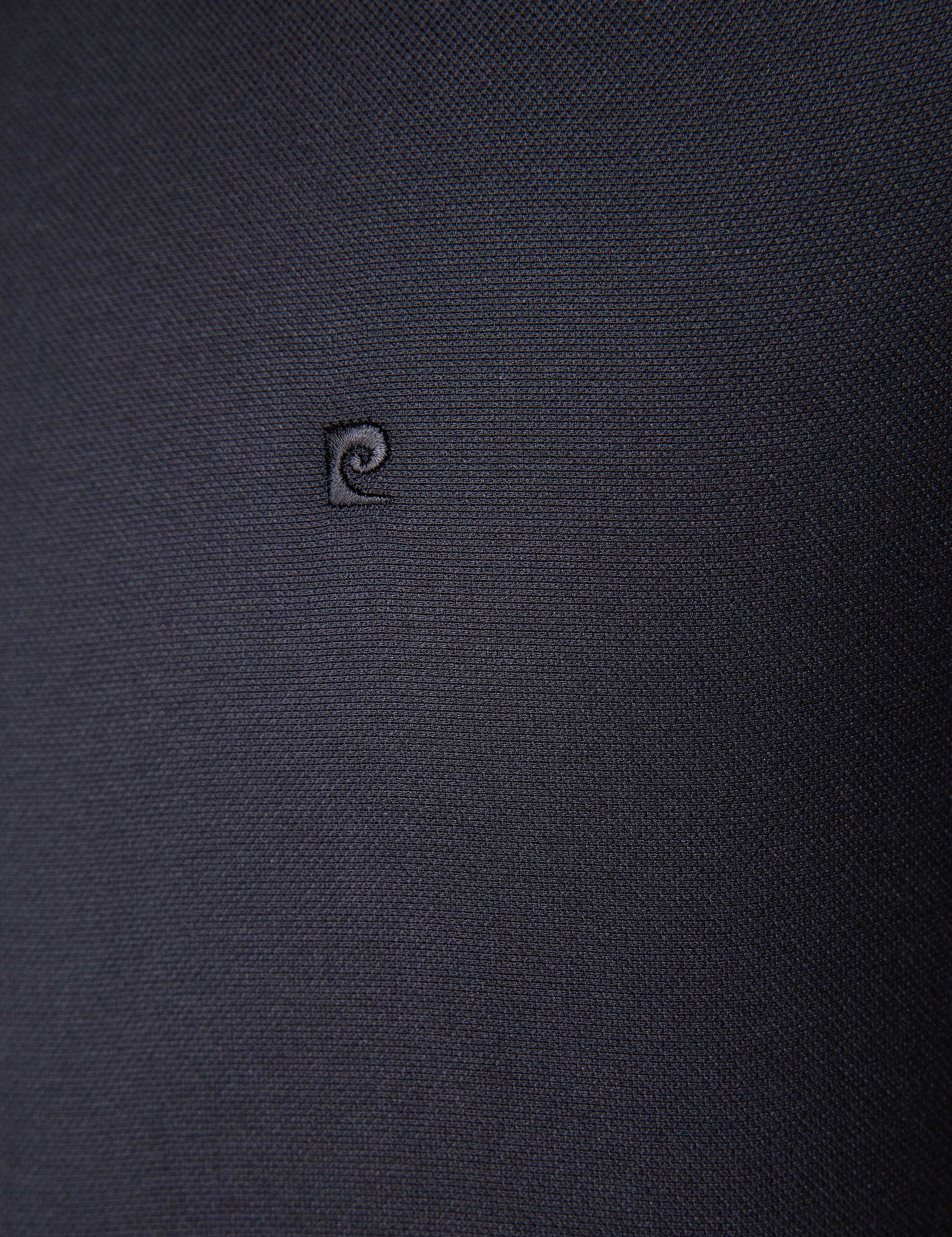 Siyah Slim Fit Oxford Gömlek - Image 4
