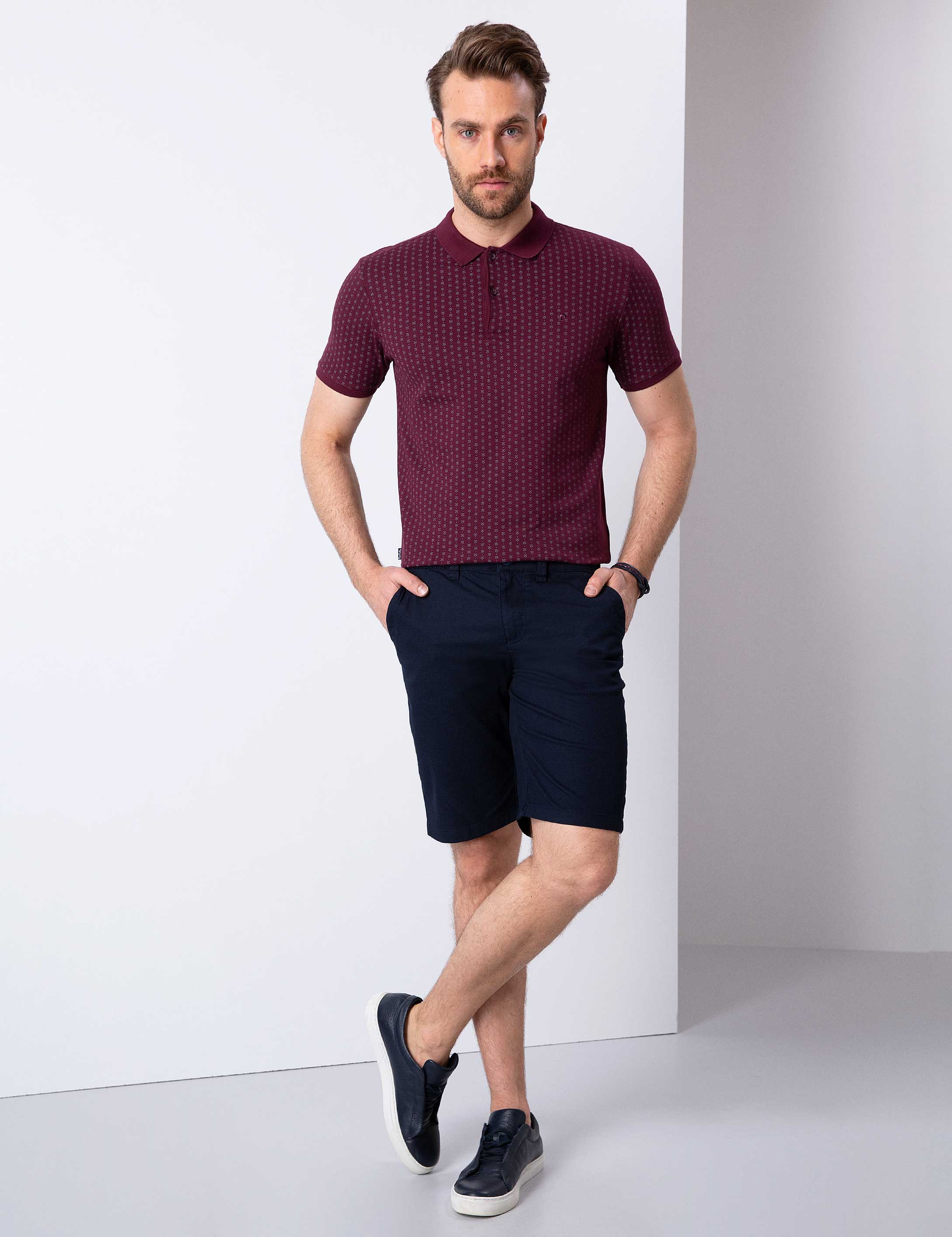 Bordo Slim Fit T-Shirt - Image 3