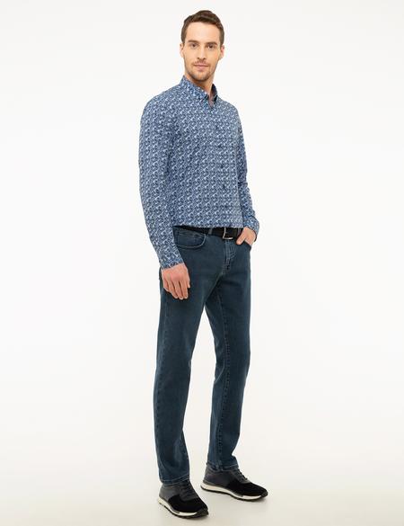 Lacivert Slim Fit Denim Pantolon - 50211218034
