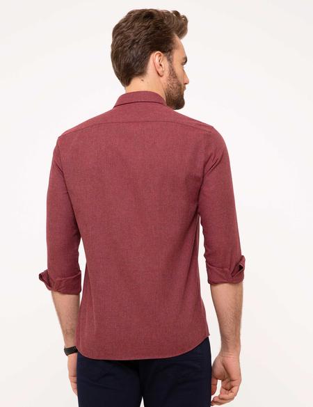 Bordo Slim Fit Gömlek - 50211253005