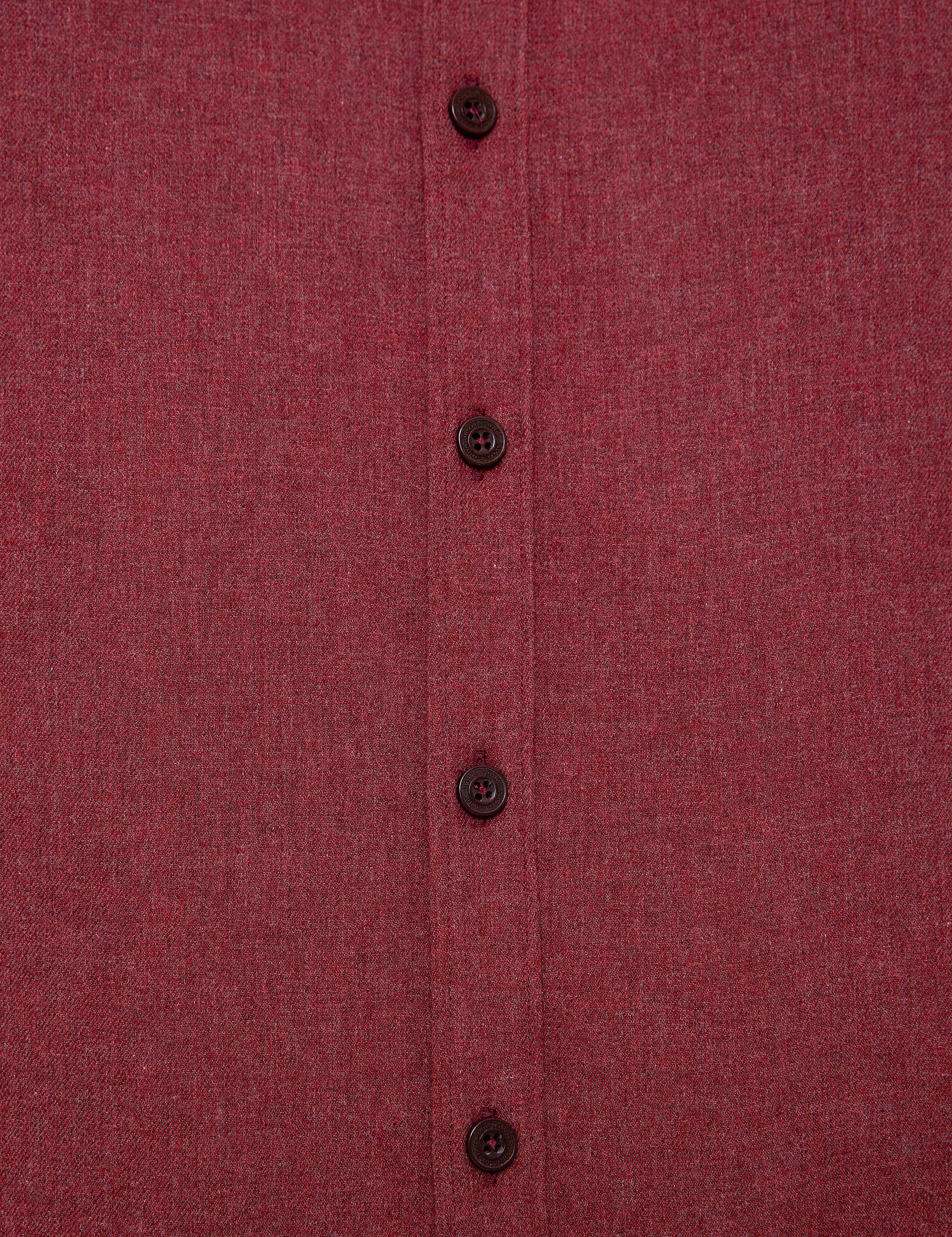 Bordo Slim Fit Gömlek