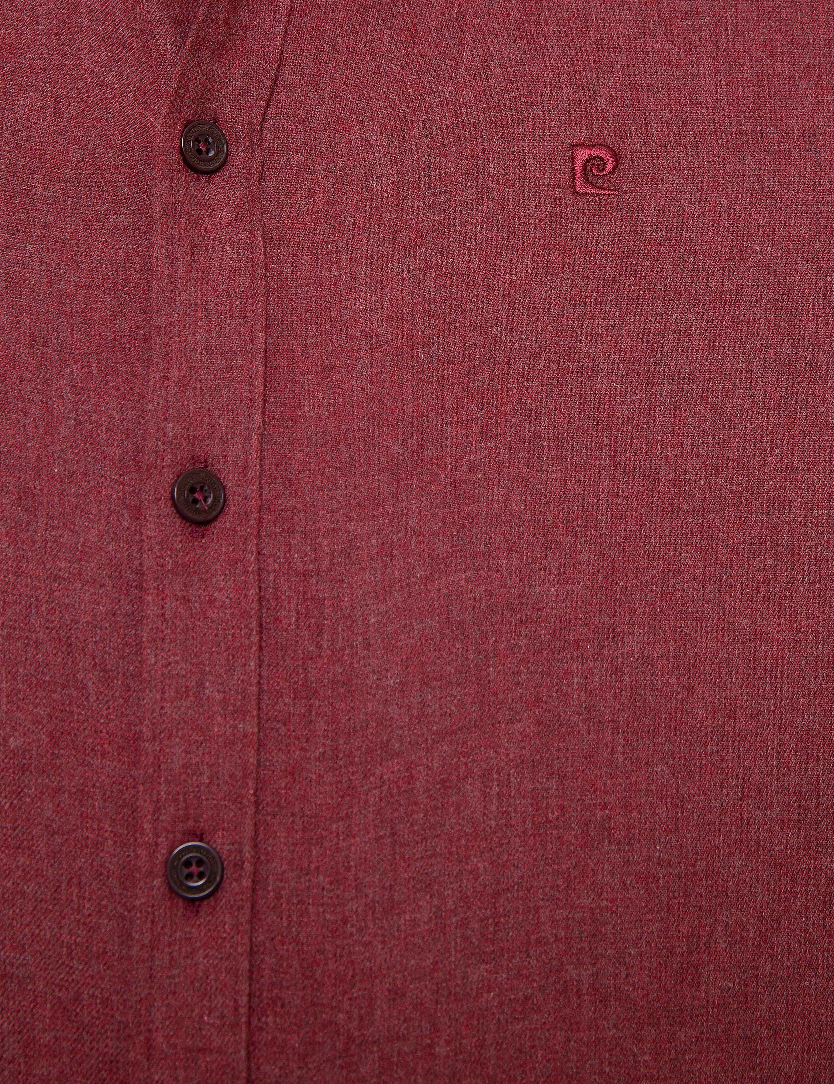 Bordo Slim Fit Gömlek