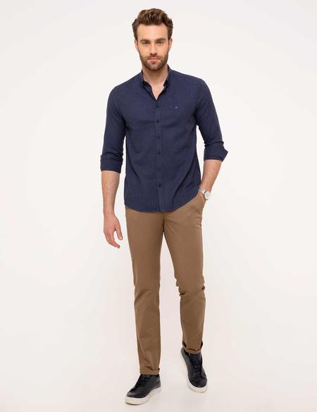 Lacivert Slim Fit Gömlek - 50211253025