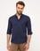 Lacivert Slim Fit Gömlek