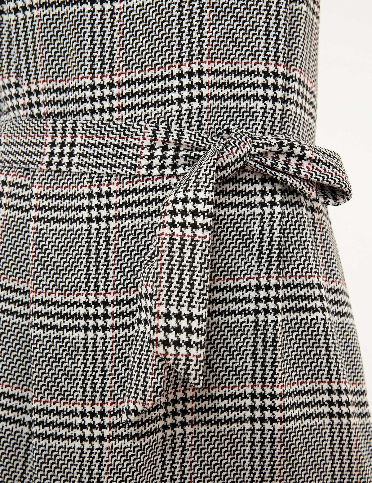 Siyah A Kesim Dokuma Elbise - 50213235019