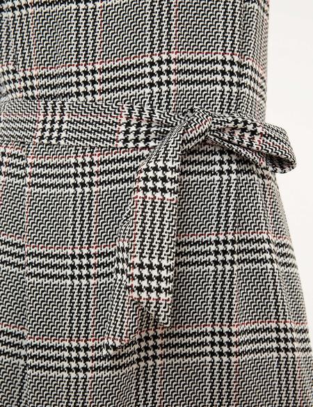 Siyah A Kesim Dokuma Elbise - 50213235019