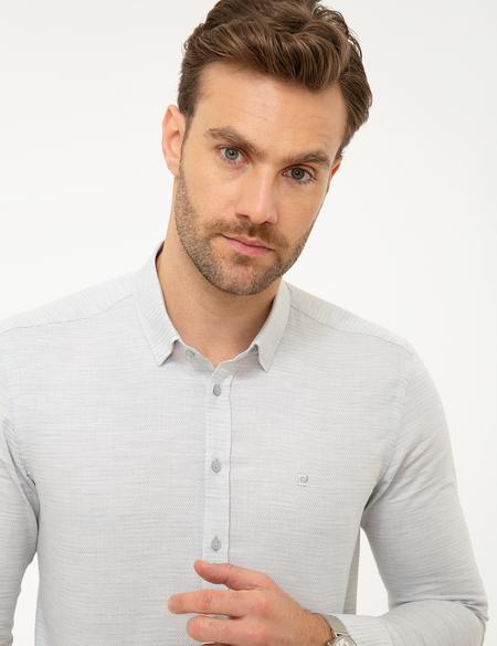 Gri Slim Fit Gömlek - 50213653003