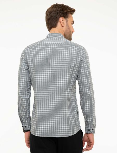 Antrasit Slim Fit Uzun Kollu Gömlek - 50209284026