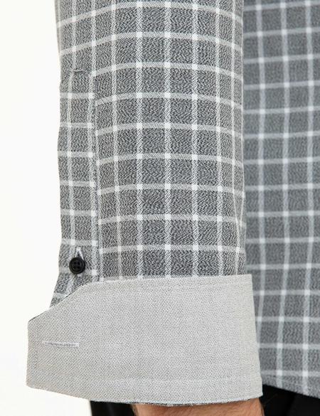 Antrasit Slim Fit Uzun Kollu Gömlek - 50209284026