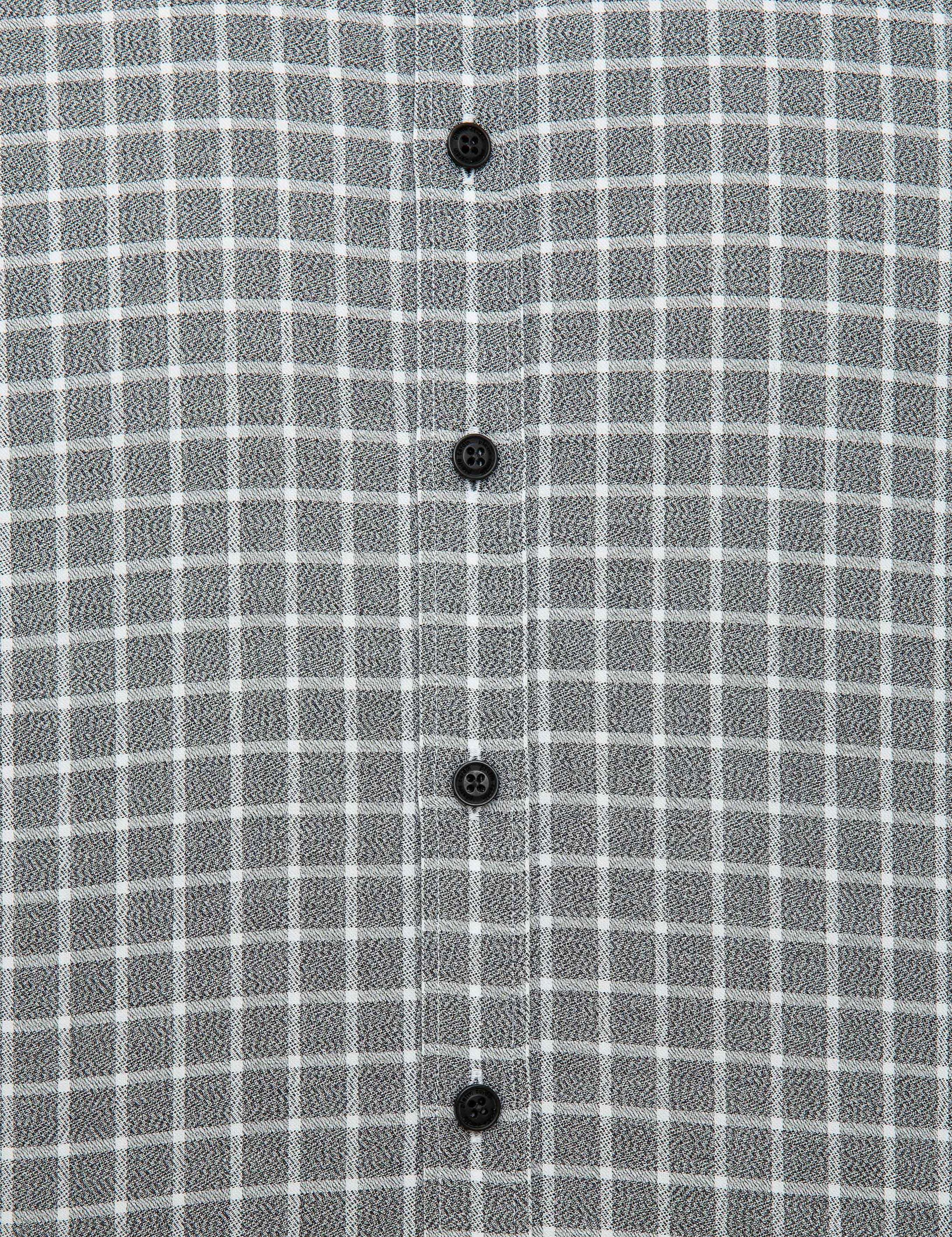 Antrasit Slim Fit Uzun Kollu Gömlek