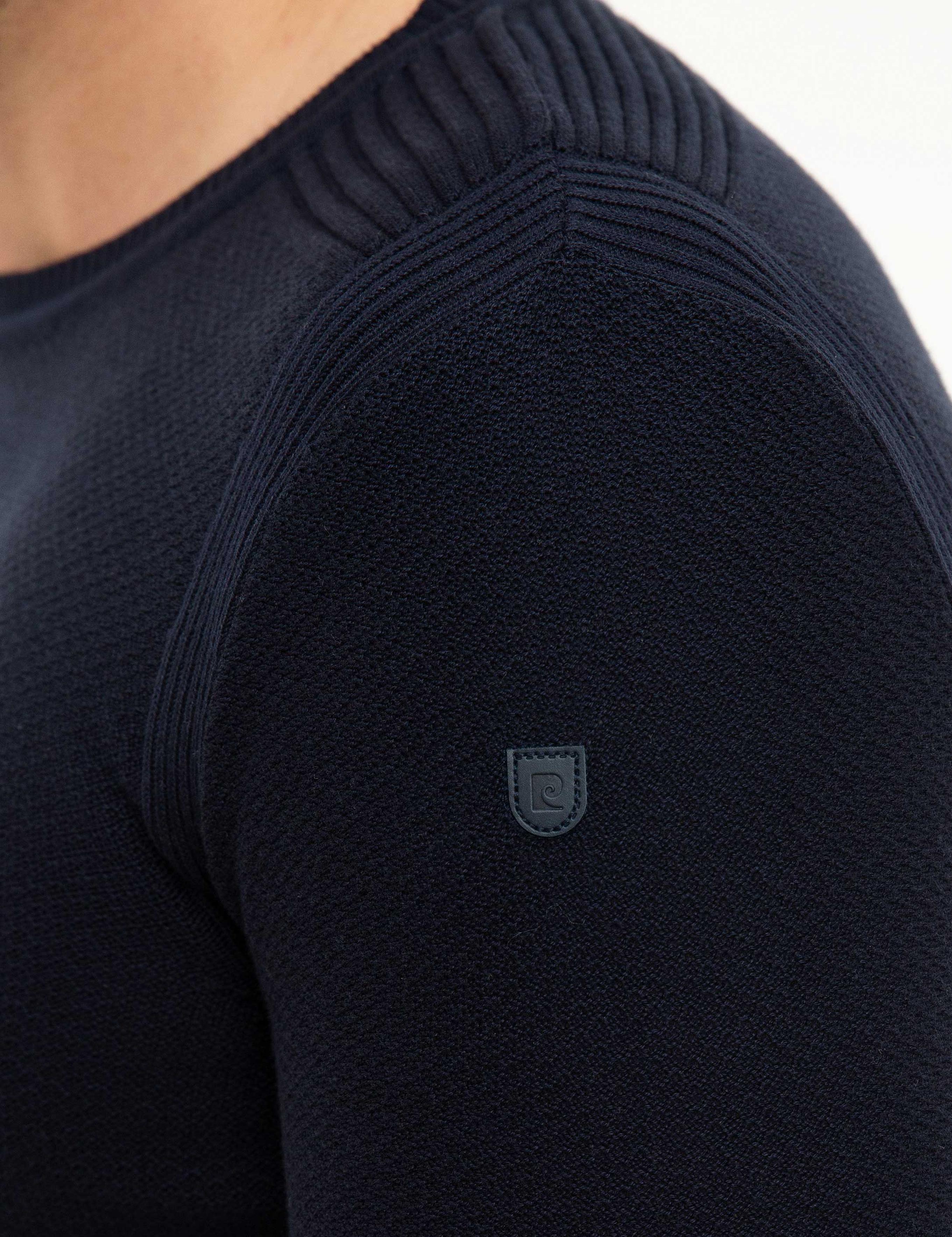 Koyu Lacivert Slim Fit Kazak