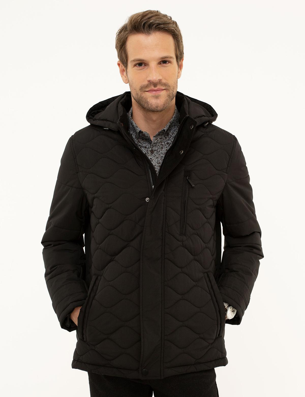 Siyah Standart Fit Kaban