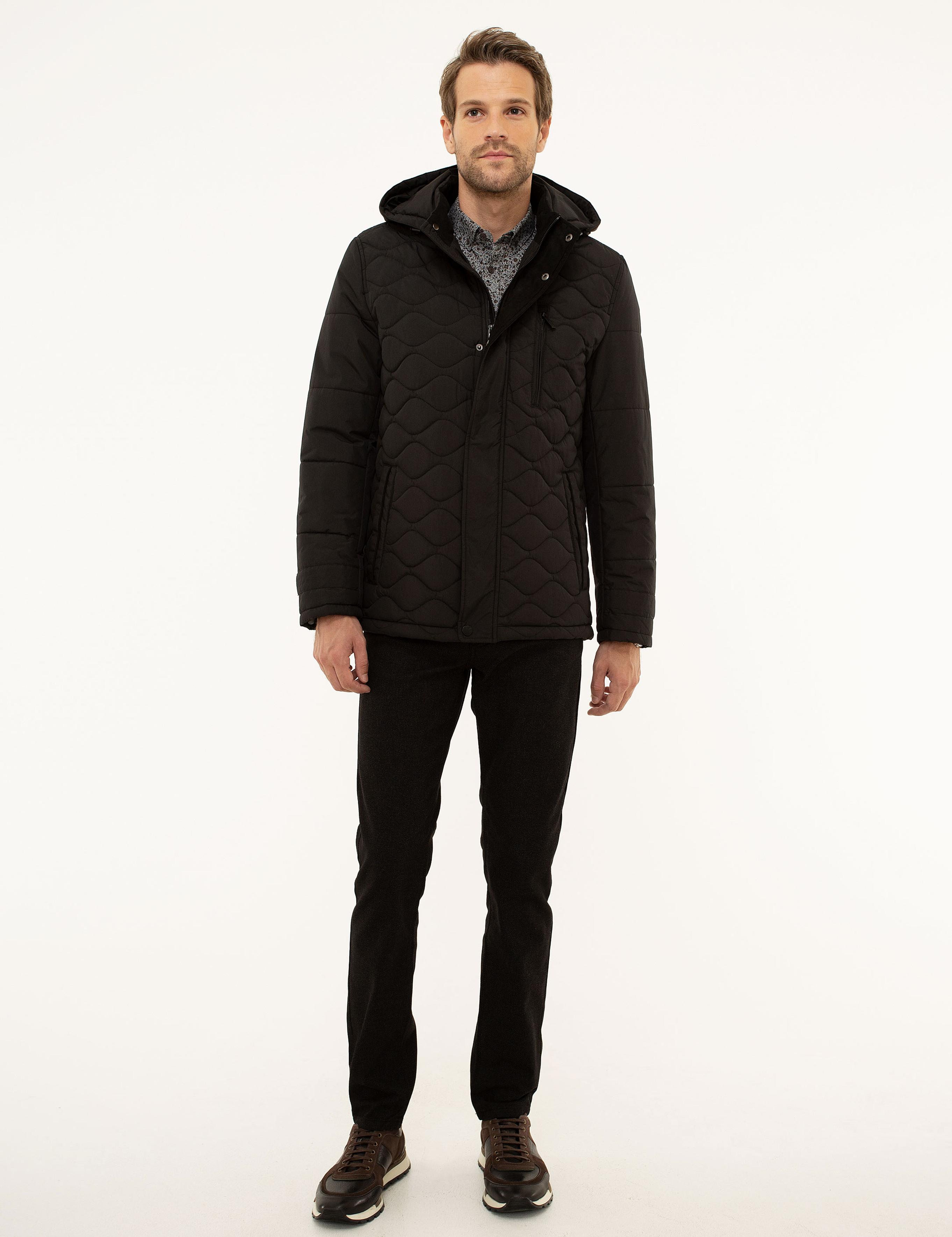 Siyah Standart Fit Kaban