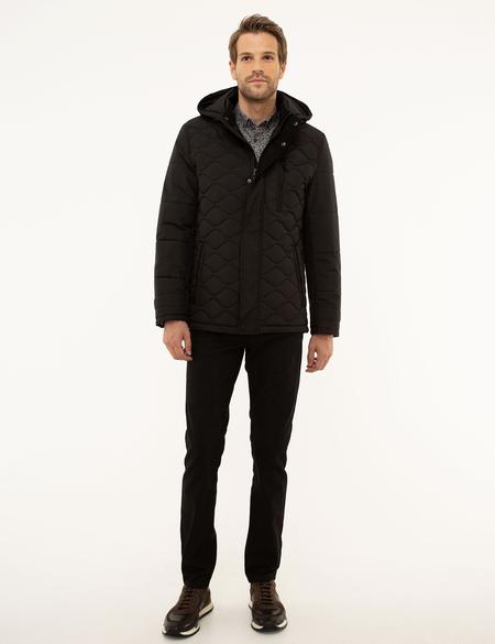 Siyah Standart Fit Kaban - 50210375014