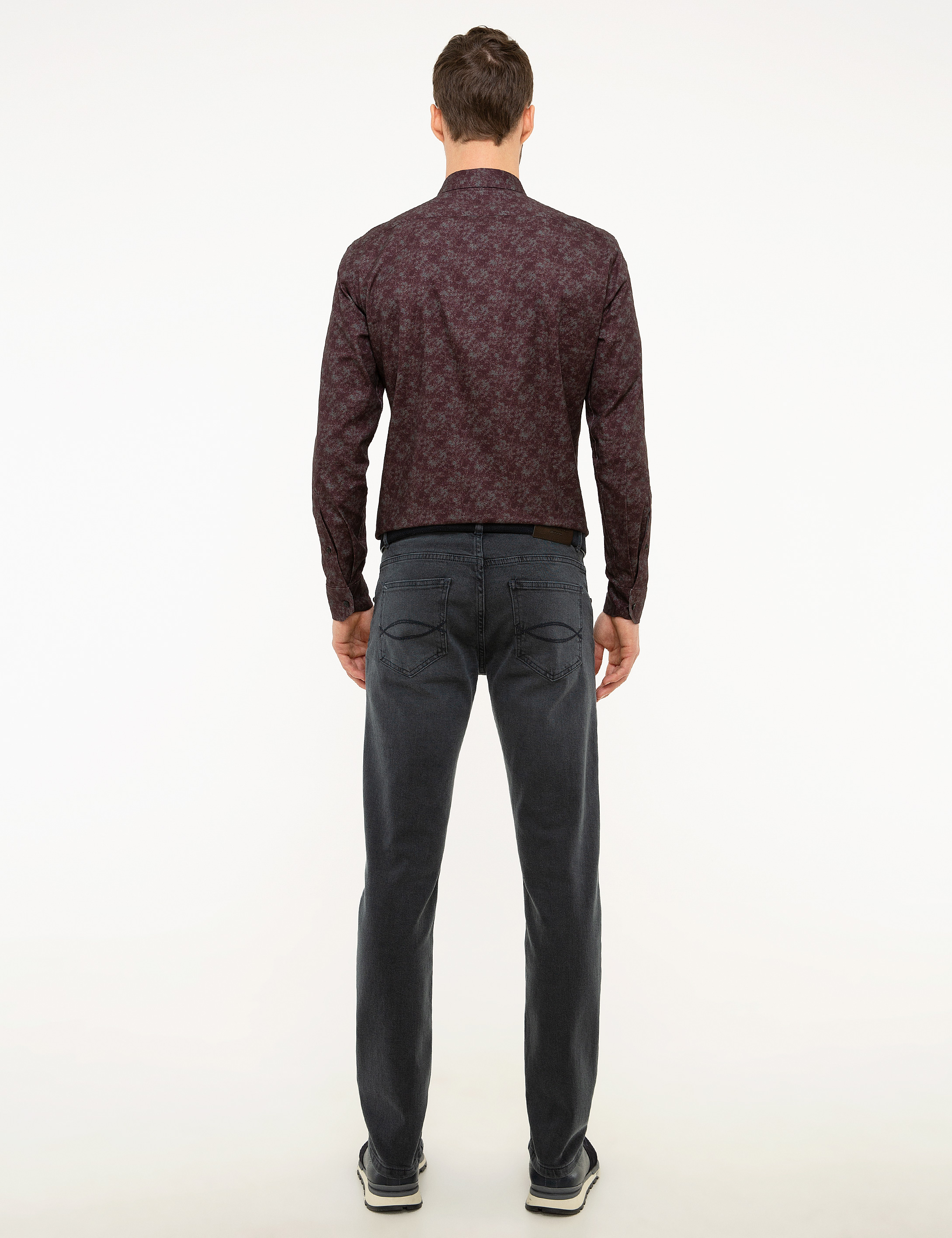 Petrol Slim Fit Denim Pantolon