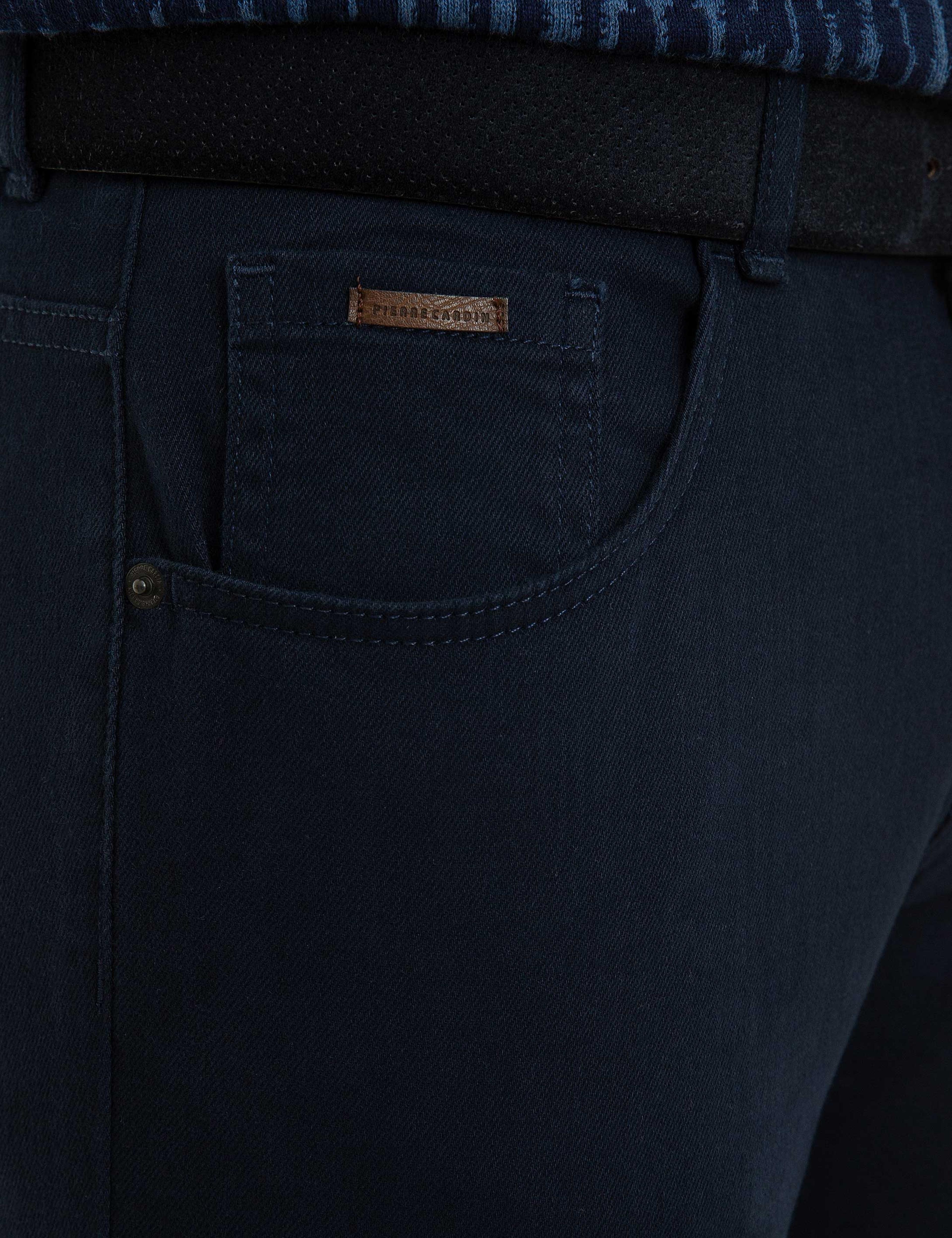 Lacivert Slim Fit Jean Pantolon - Image 4