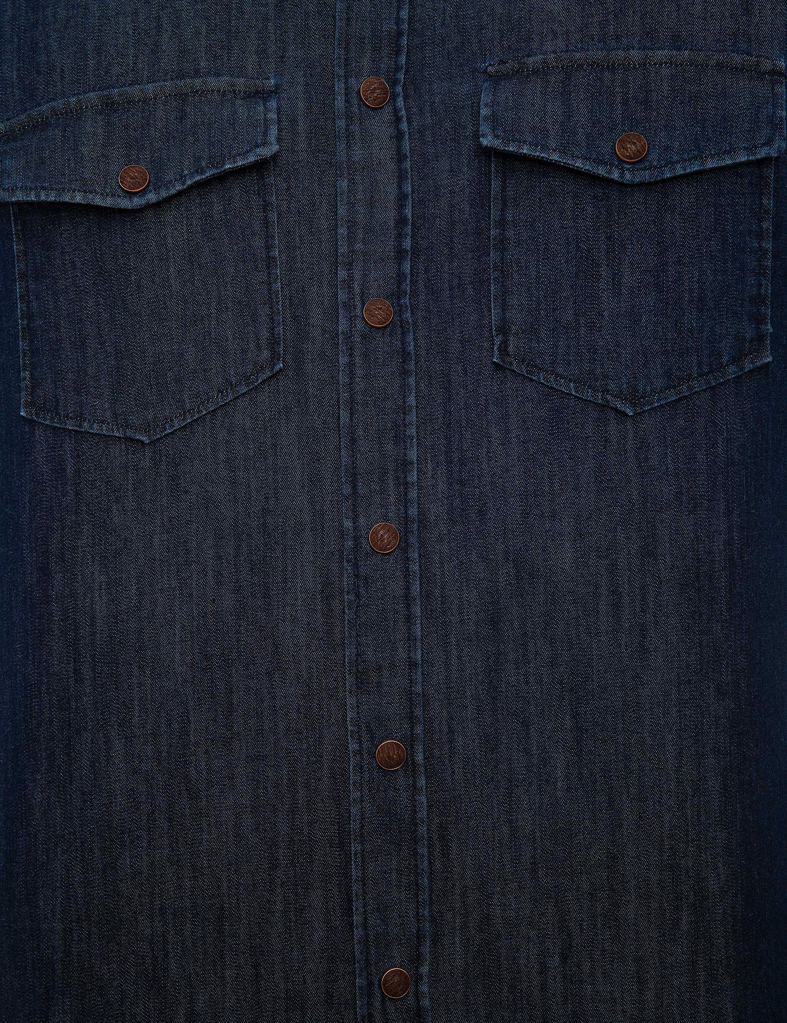 Mavi Slim Fit Denim Gömlek