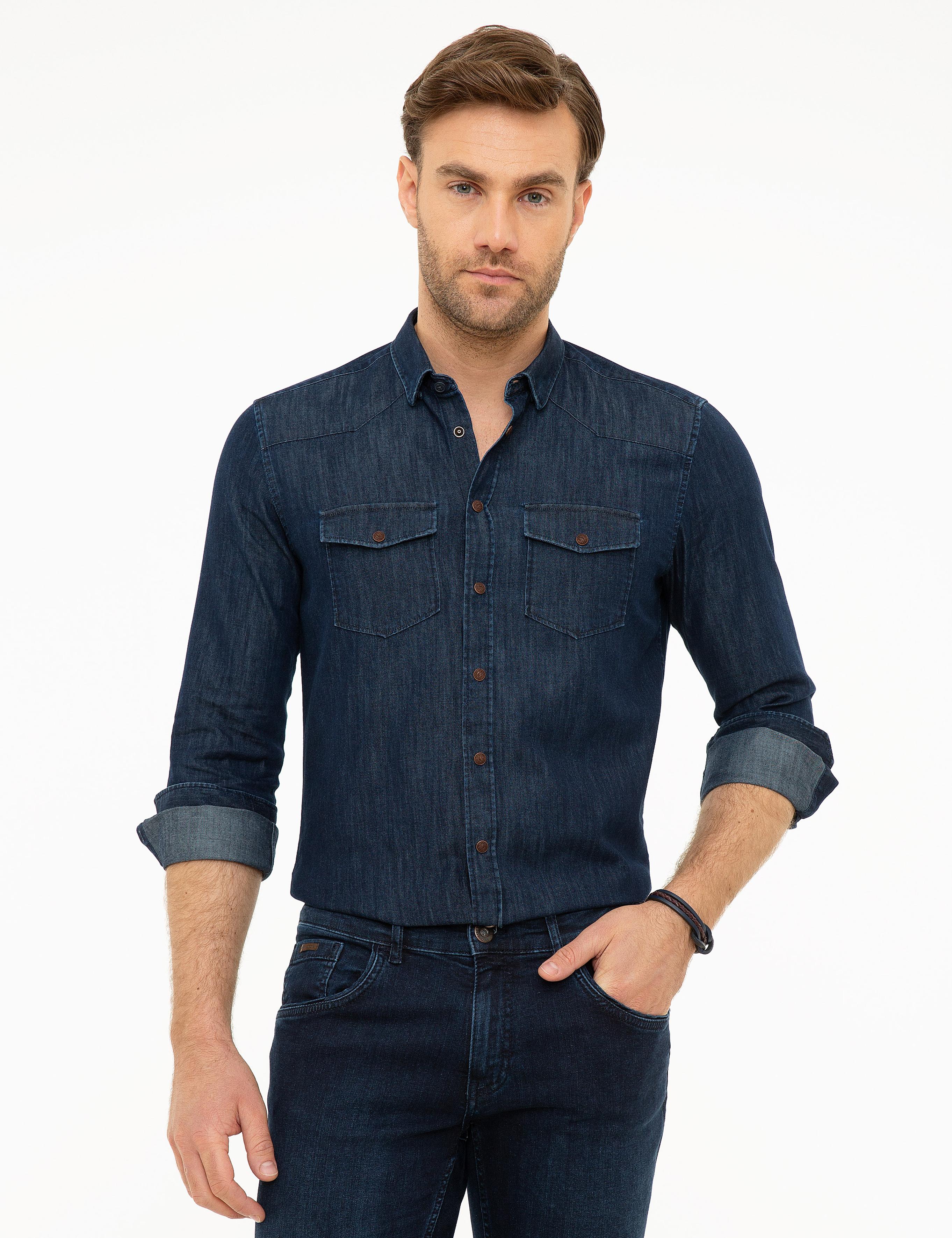 Mavi Slim Fit Denim Gömlek