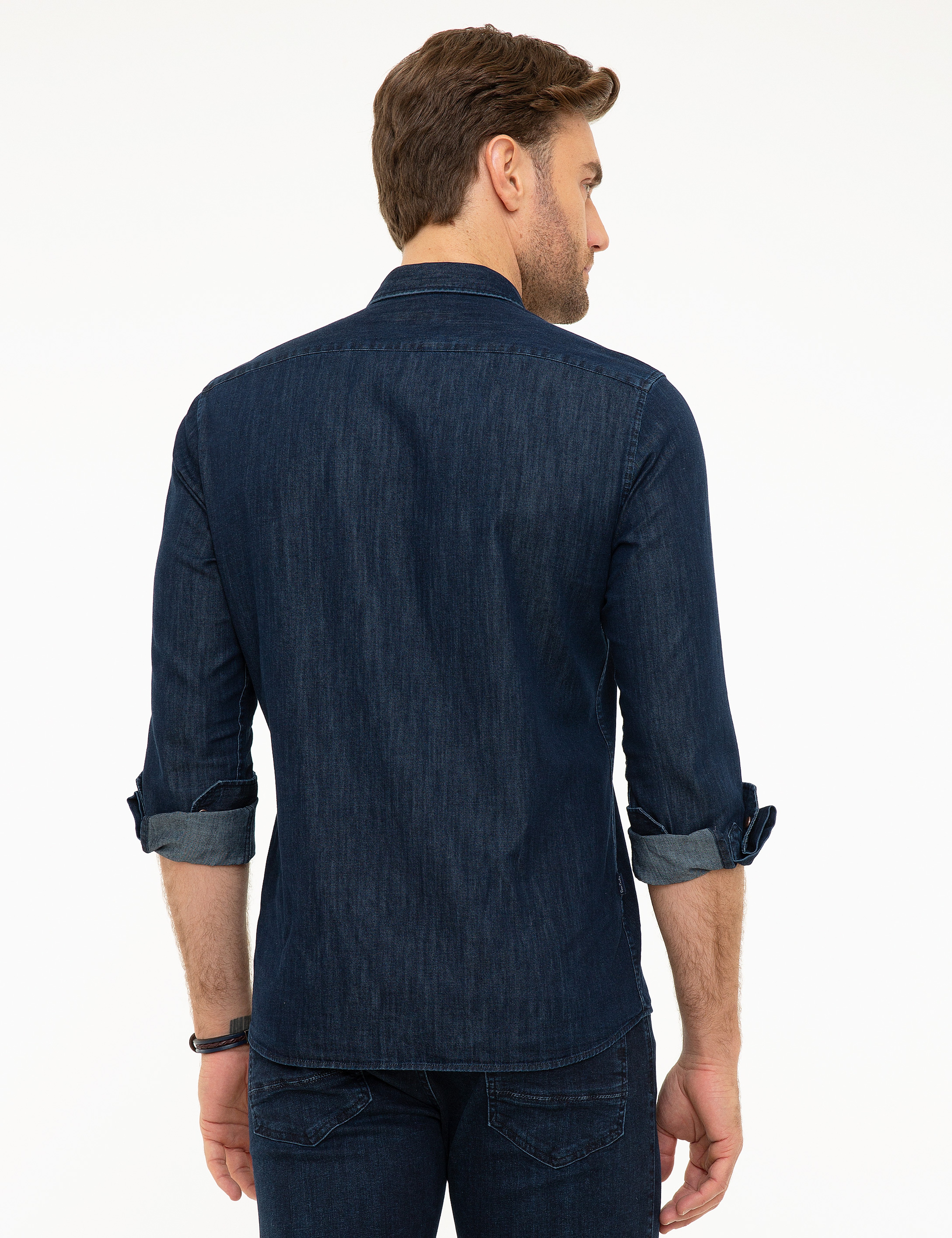 Mavi Slim Fit Denim Gömlek
