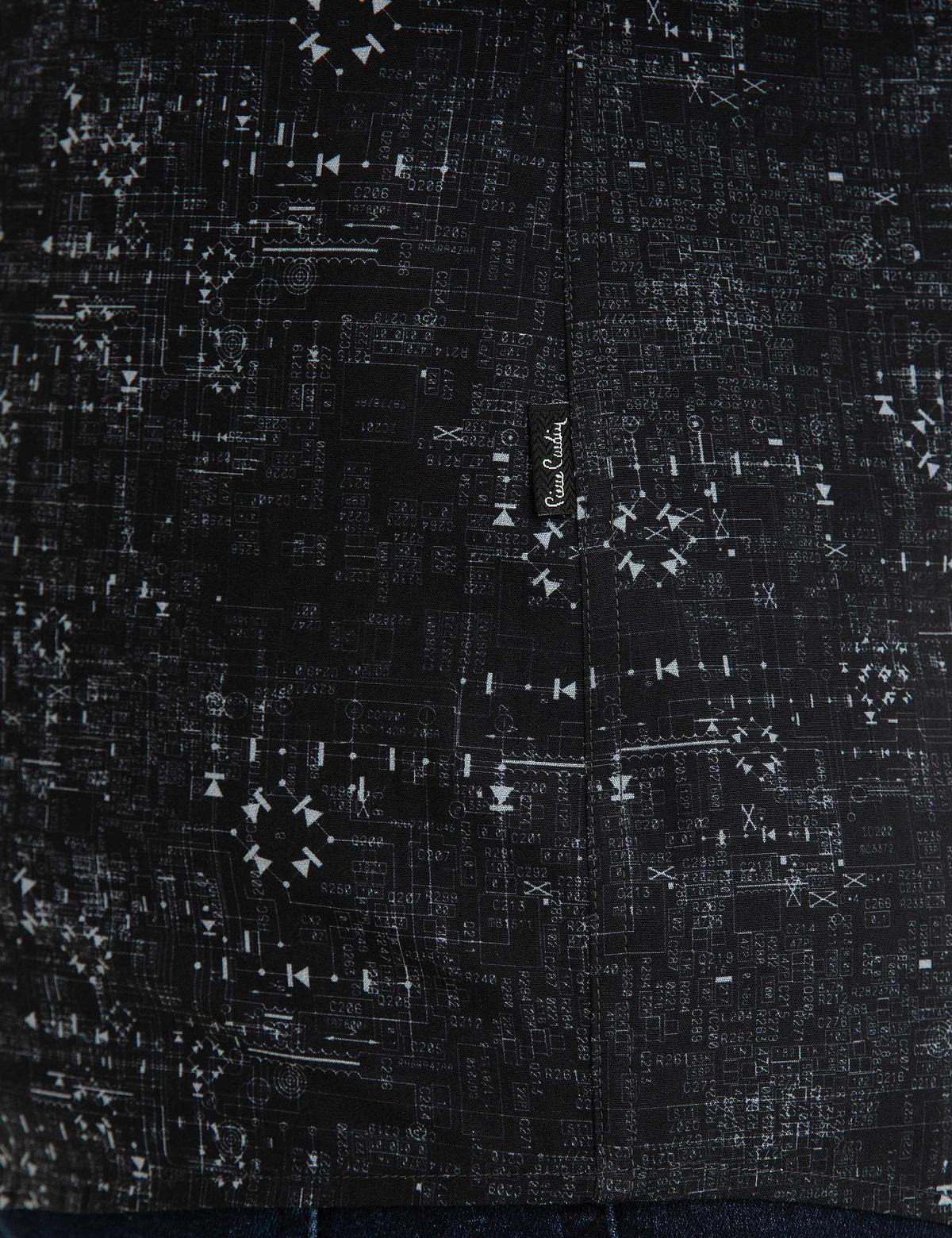 Siyah Slim Fit Uzun Kollu Gömlek - 50209576006