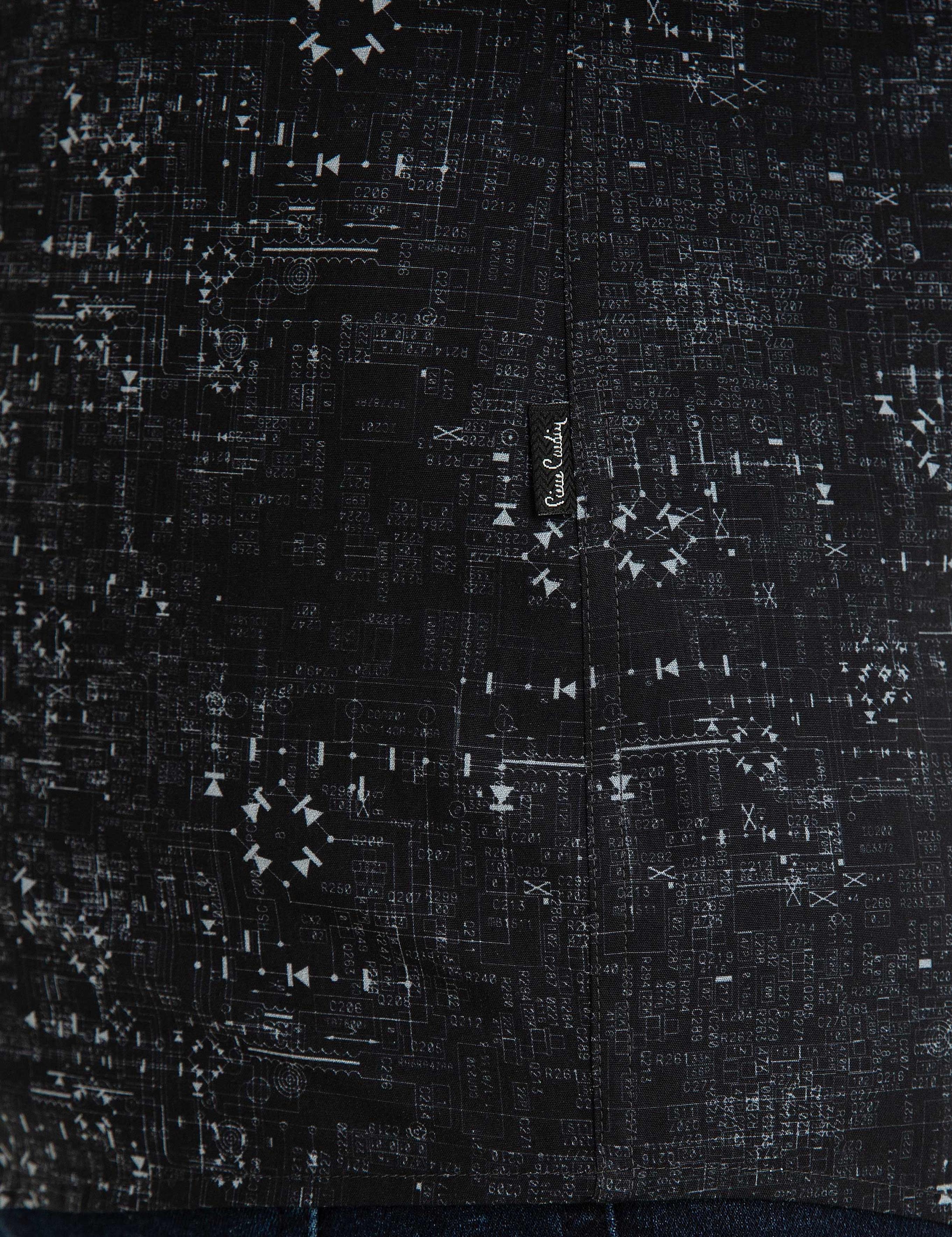 Siyah Slim Fit Uzun Kollu Gömlek