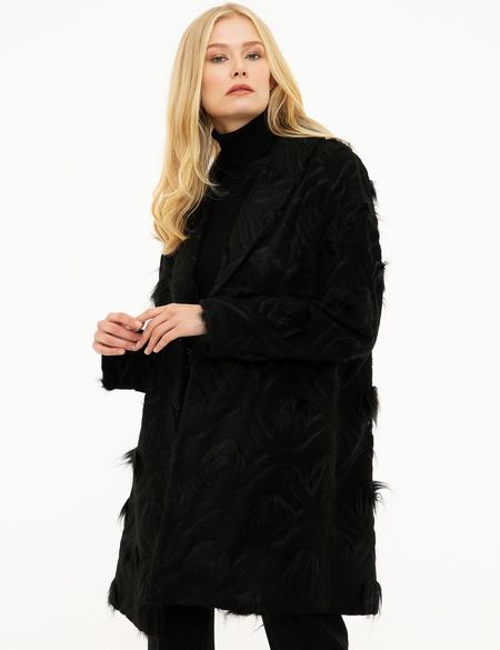 Siyah Standart Fit Kaban - 50209751032