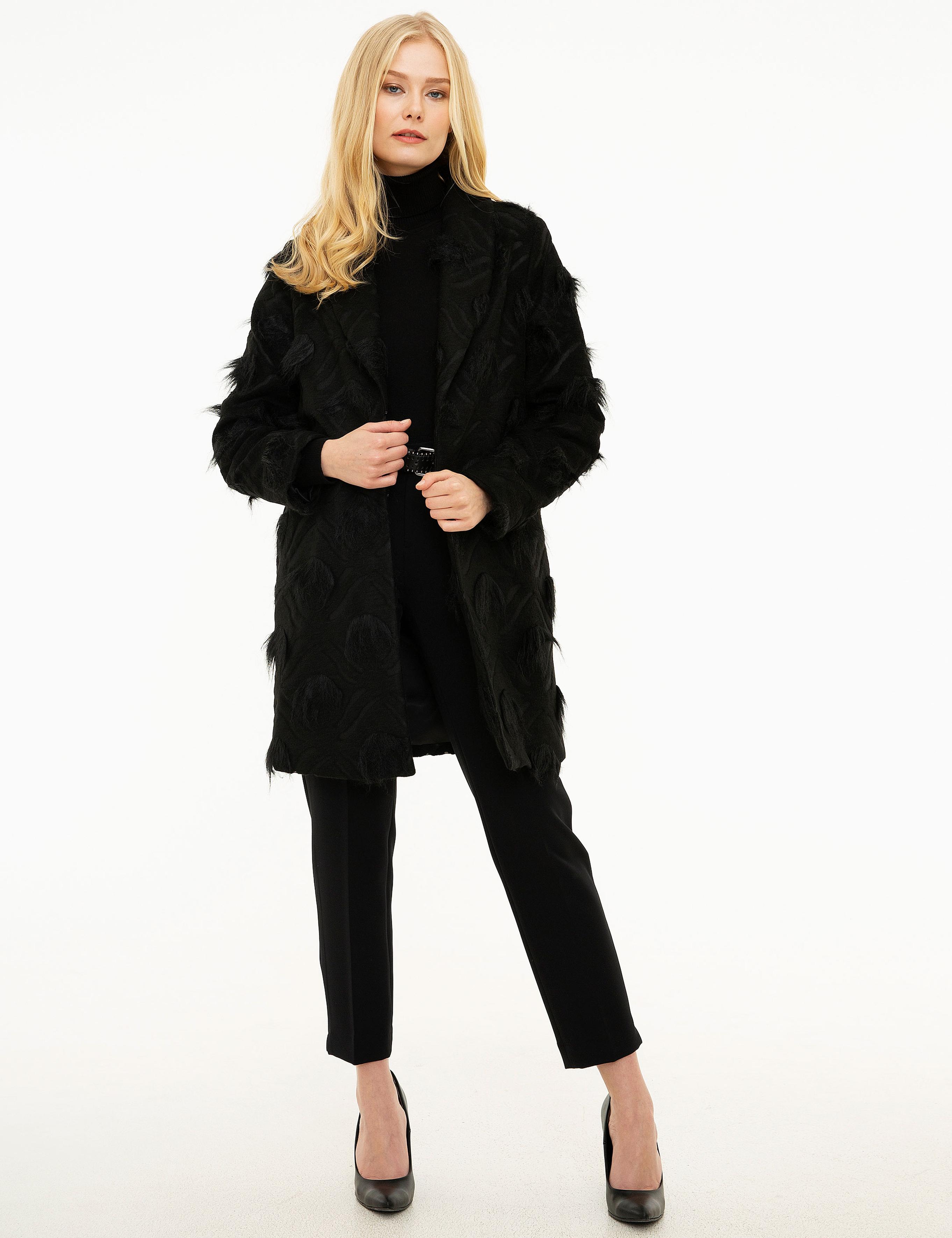 Siyah Standart Fit Kaban