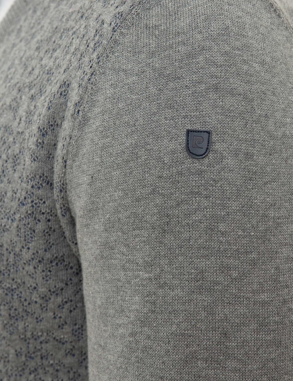 Gri Melanj Slim Fit Kazak - 50209914051