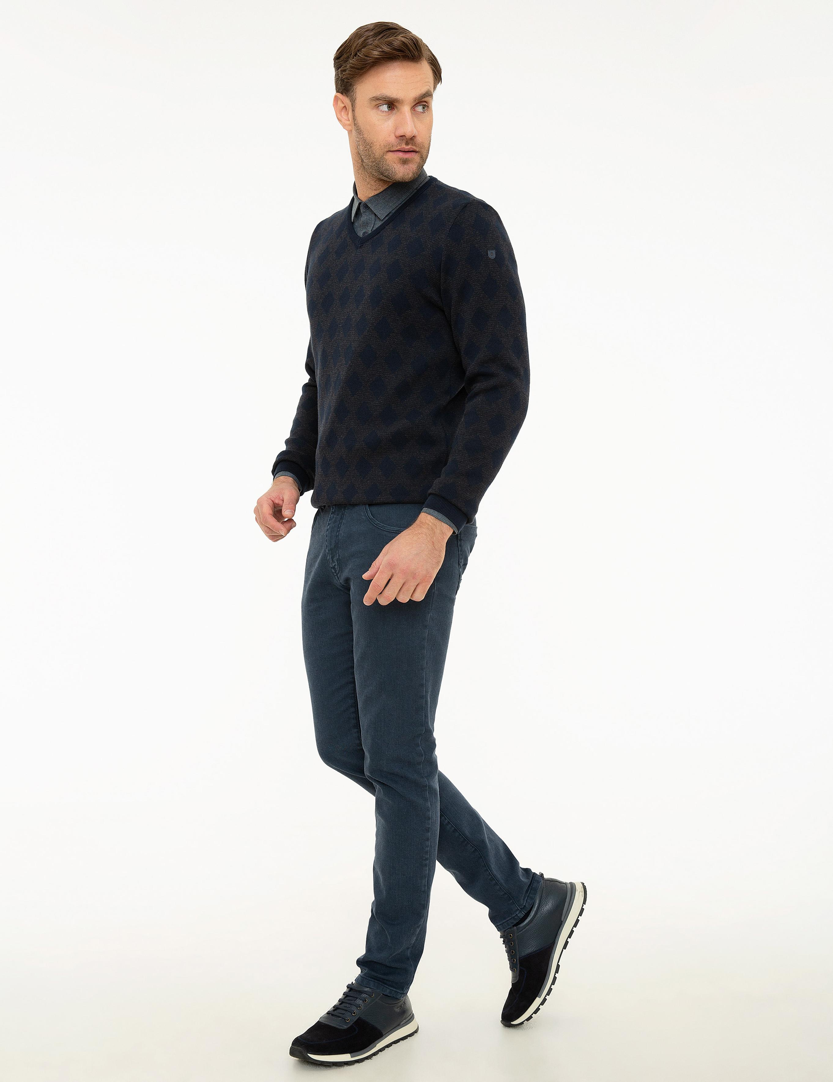 İndigo Slim Fit Denim Pantolon