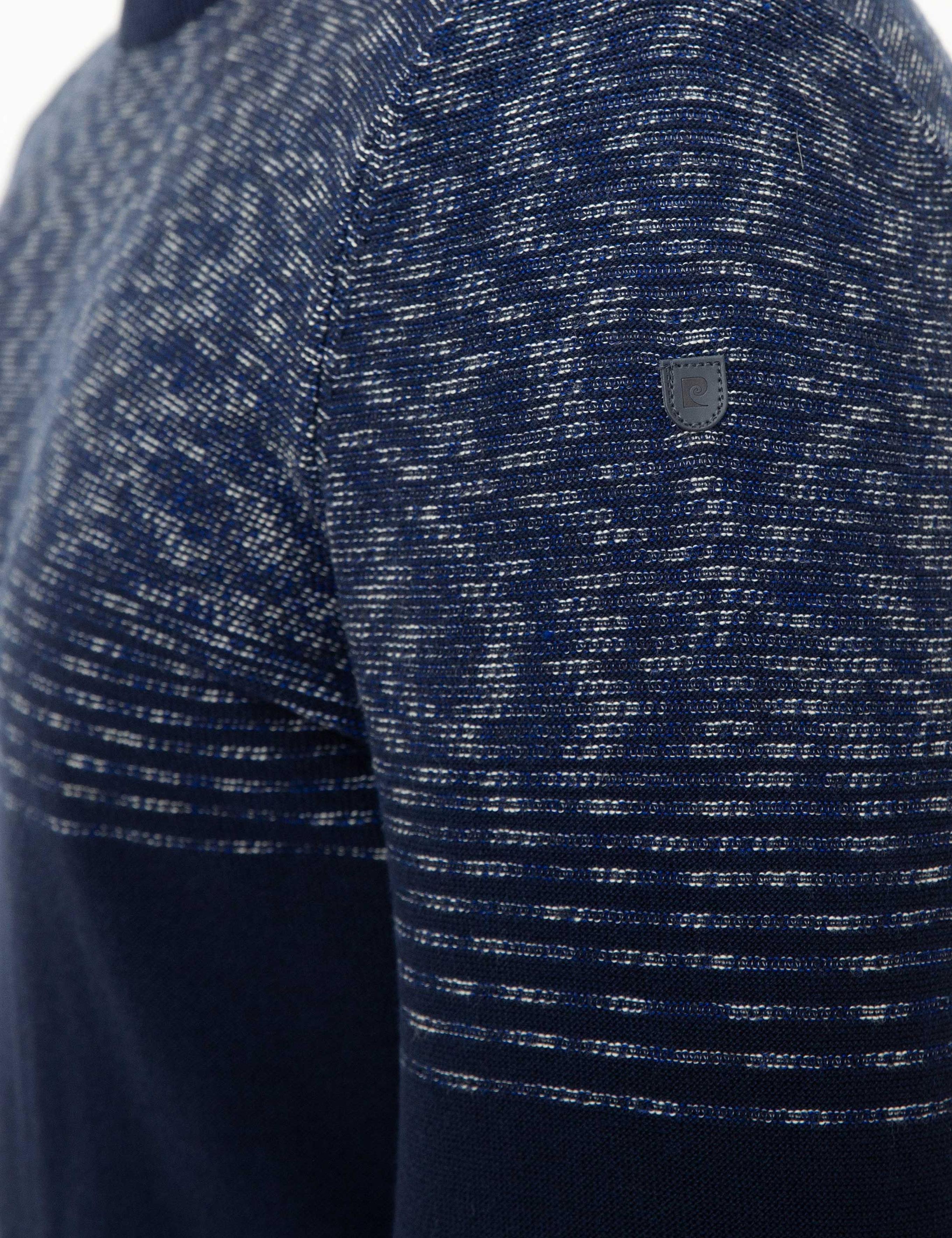 Lacivert Slim Fit Bisiklet Yaka Triko Kazak