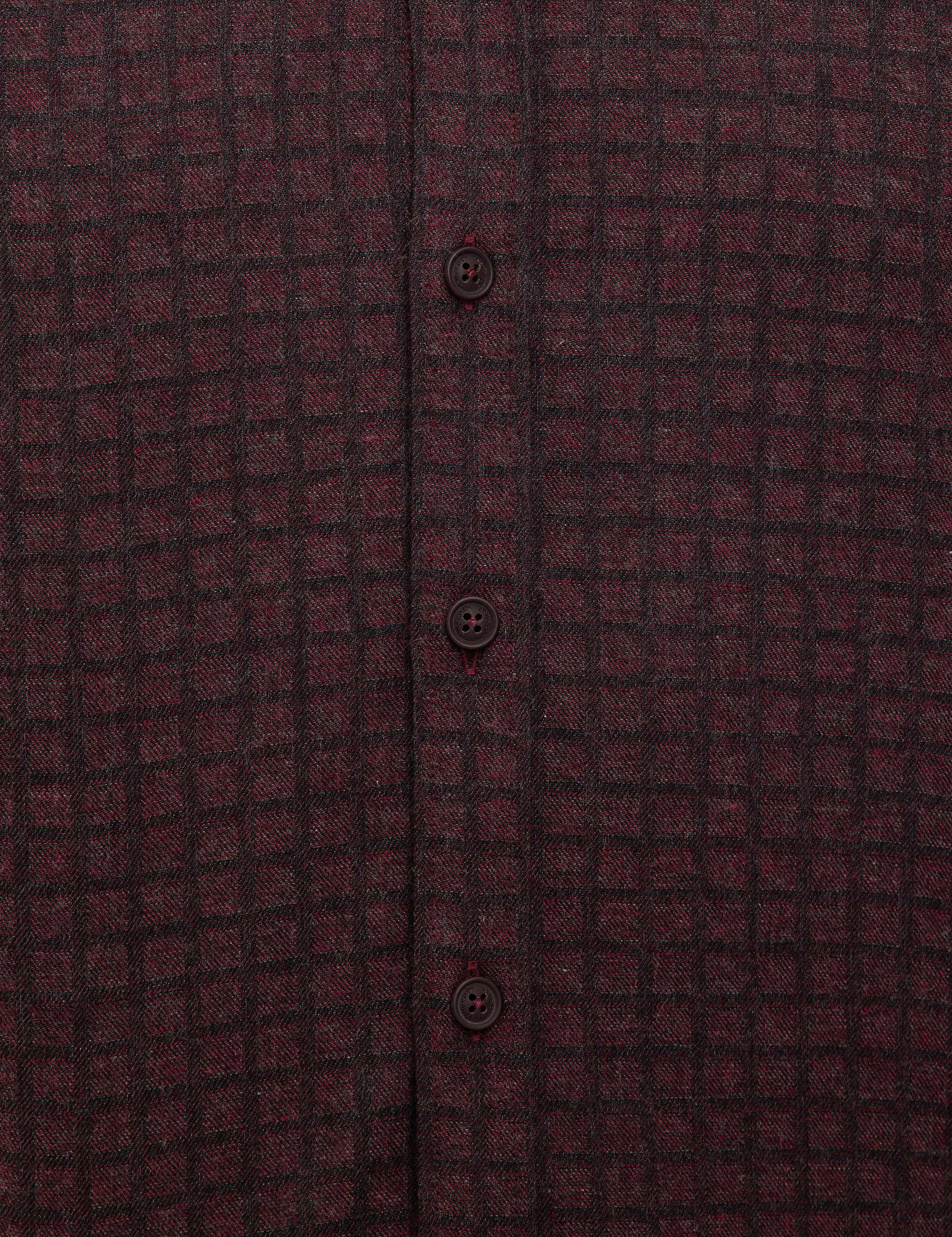 Bordo Slim Fit Gömlek