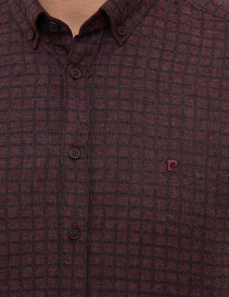 Bordo Slim Fit Gömlek - 50209599004